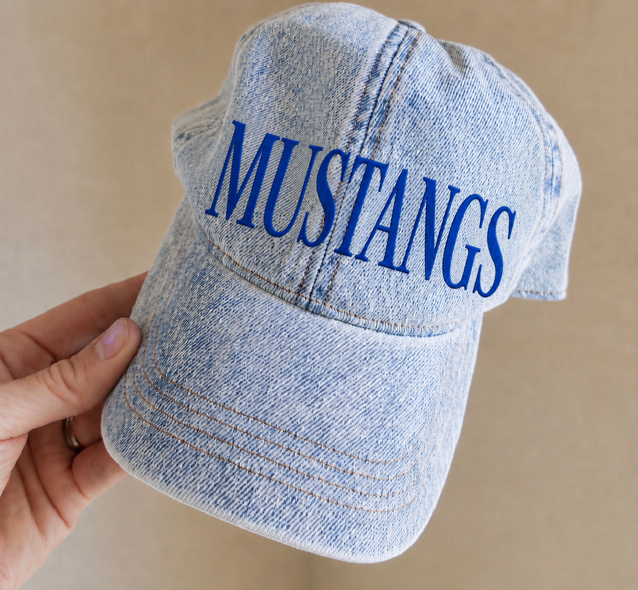 Millard North Mustangs Denim Hat