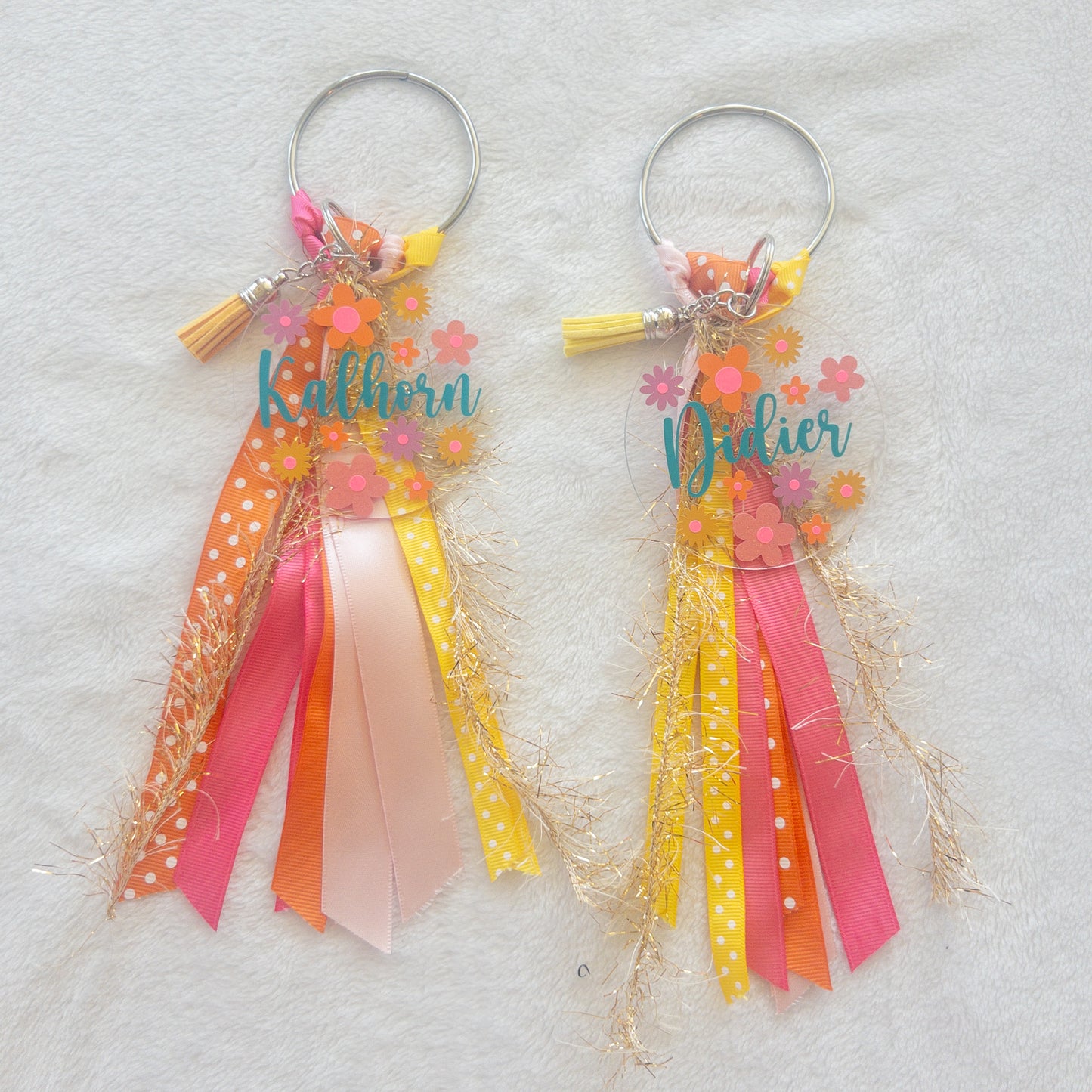 Personalized Name Keychain for Backpacks, Sports Bags, Luggage