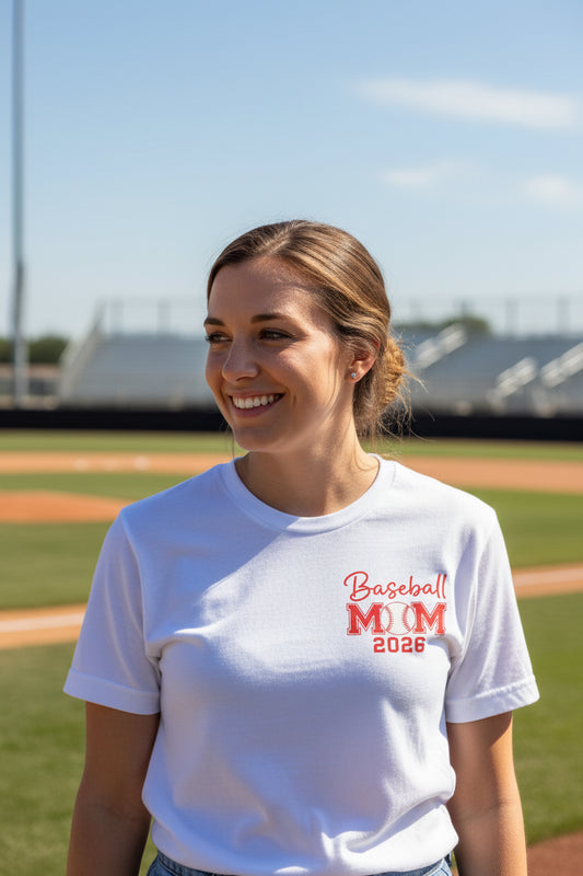 Custom Baseball Mom Tee