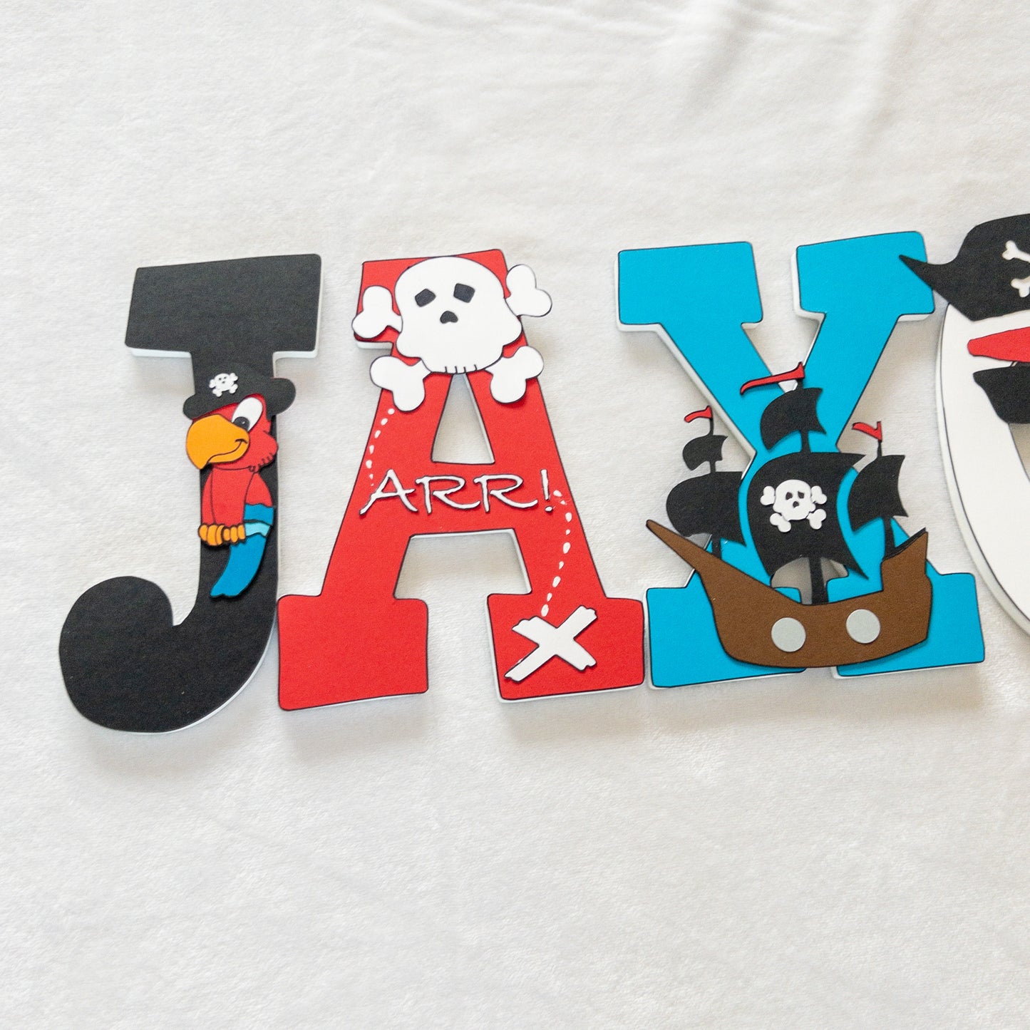 Pirate Nautical Custom Wood Letters