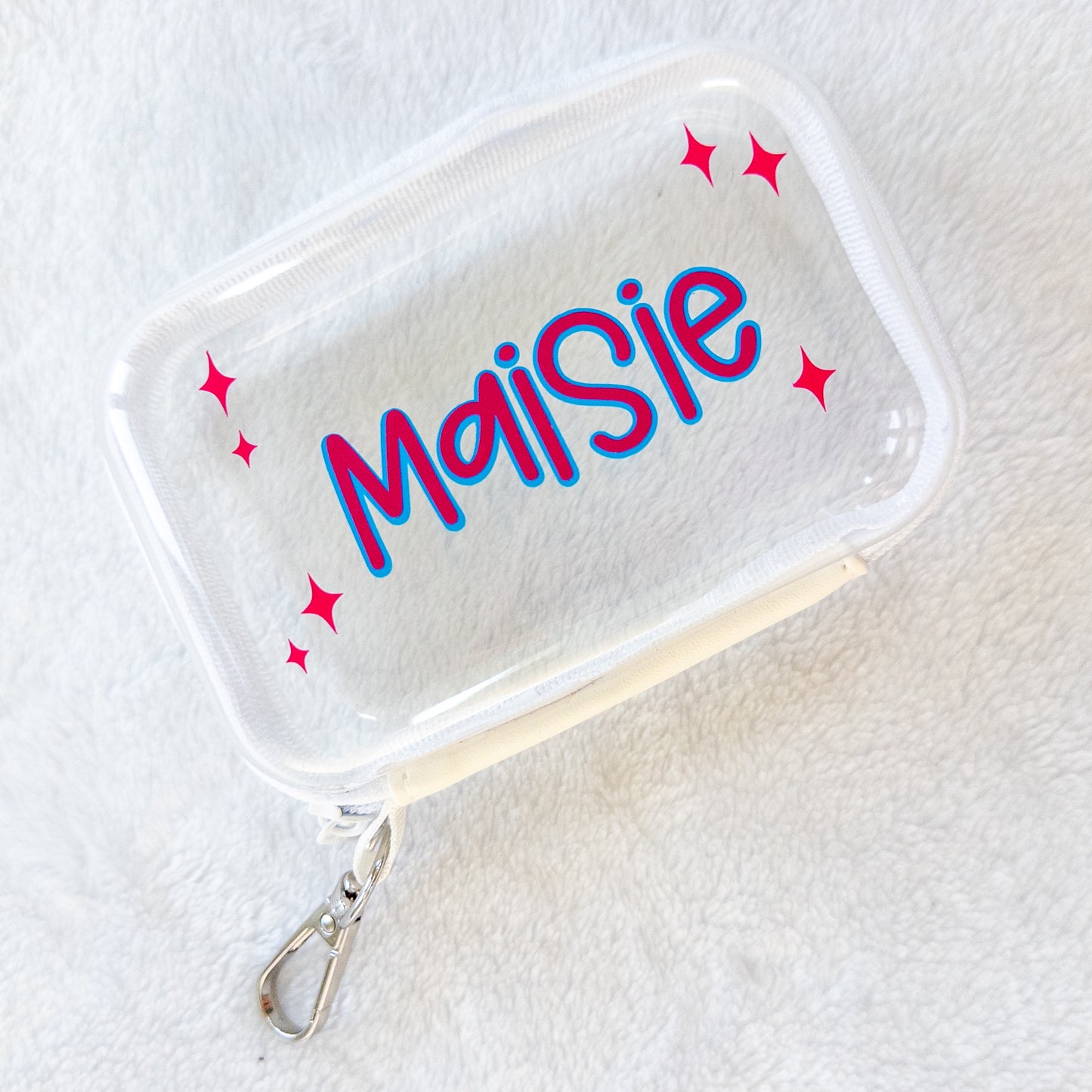 Personalized Mini Hard-Sided Container Keychain