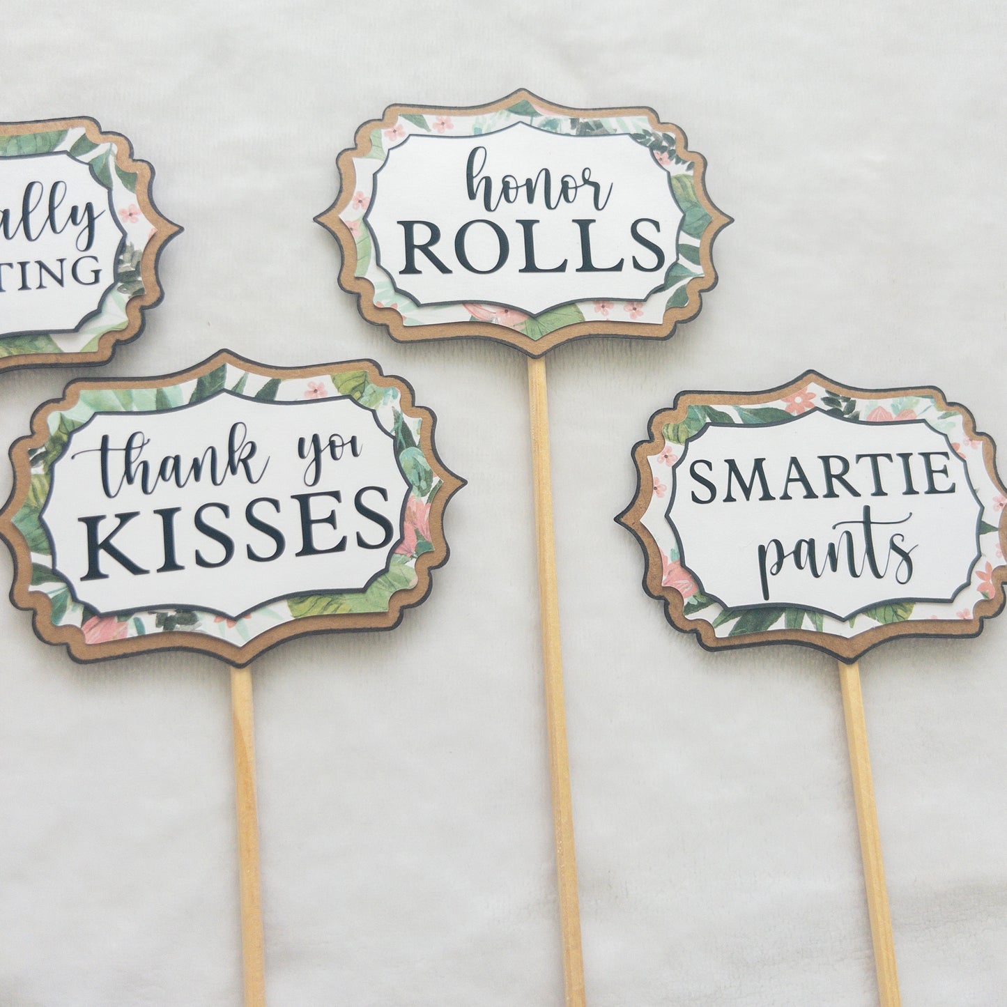 Graduation Party Candy Bar Signs