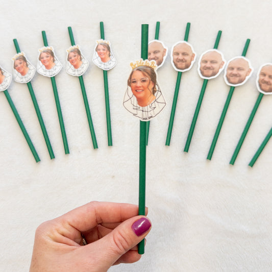 Custom Photo Straws