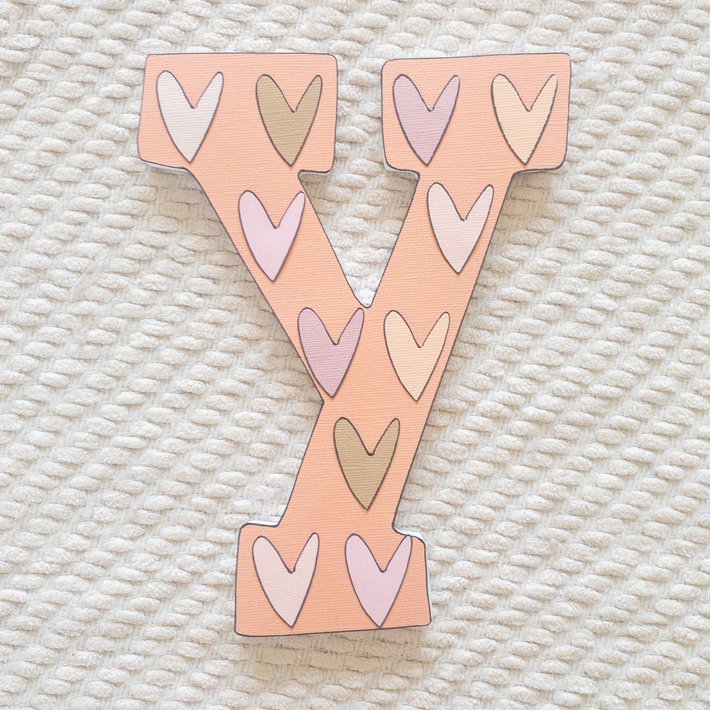 Boho Rainbow Nursery Custom Wood Letters