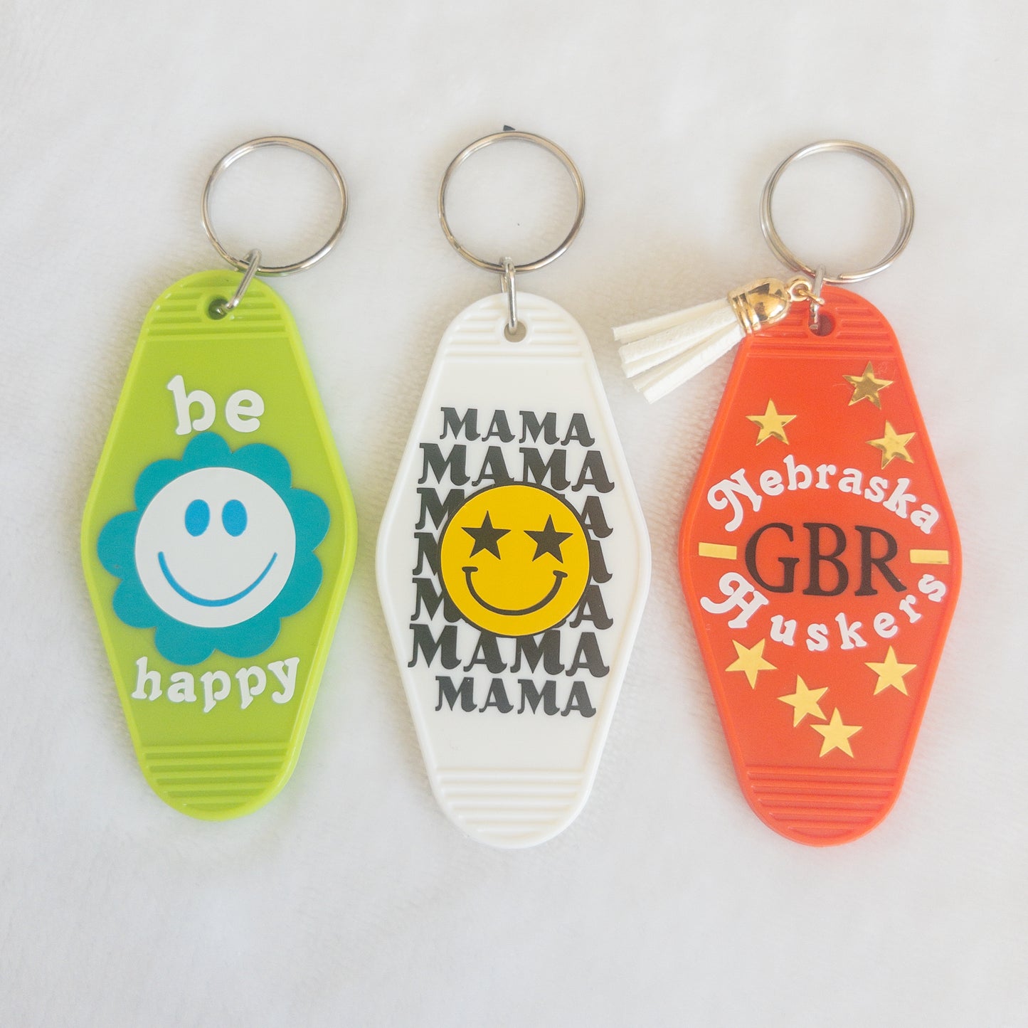 Keychains for Backpacks, Lunch Bags, Teacher Bags, Sports Bags, Car Keys