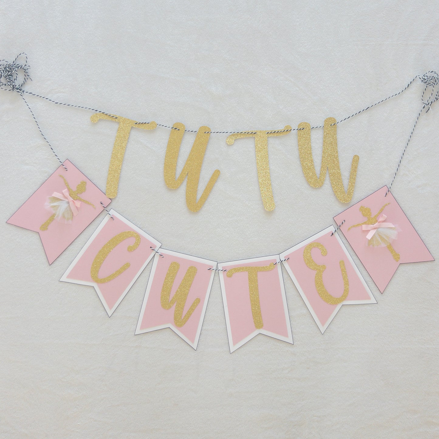 Tutu Cute Birthday Banner