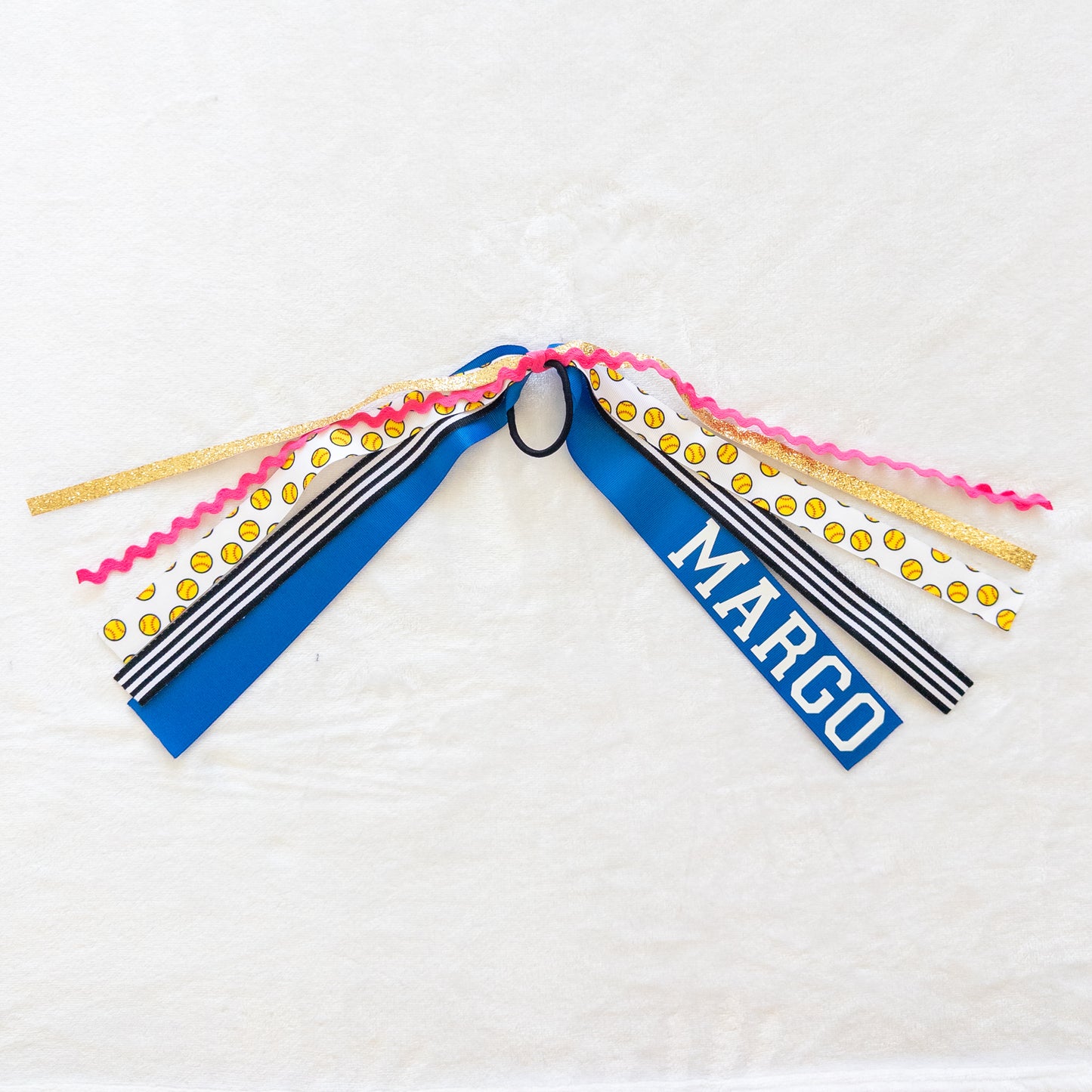 Custom Sports Ponytail Ribbon Streamer