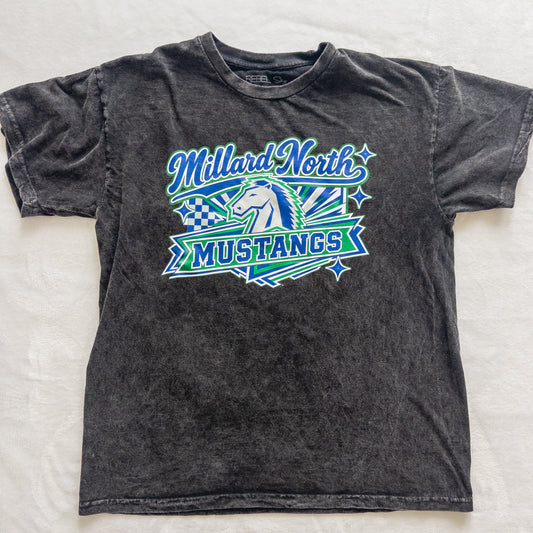 Millard North Mustangs Vintage Washed T-Shirt
