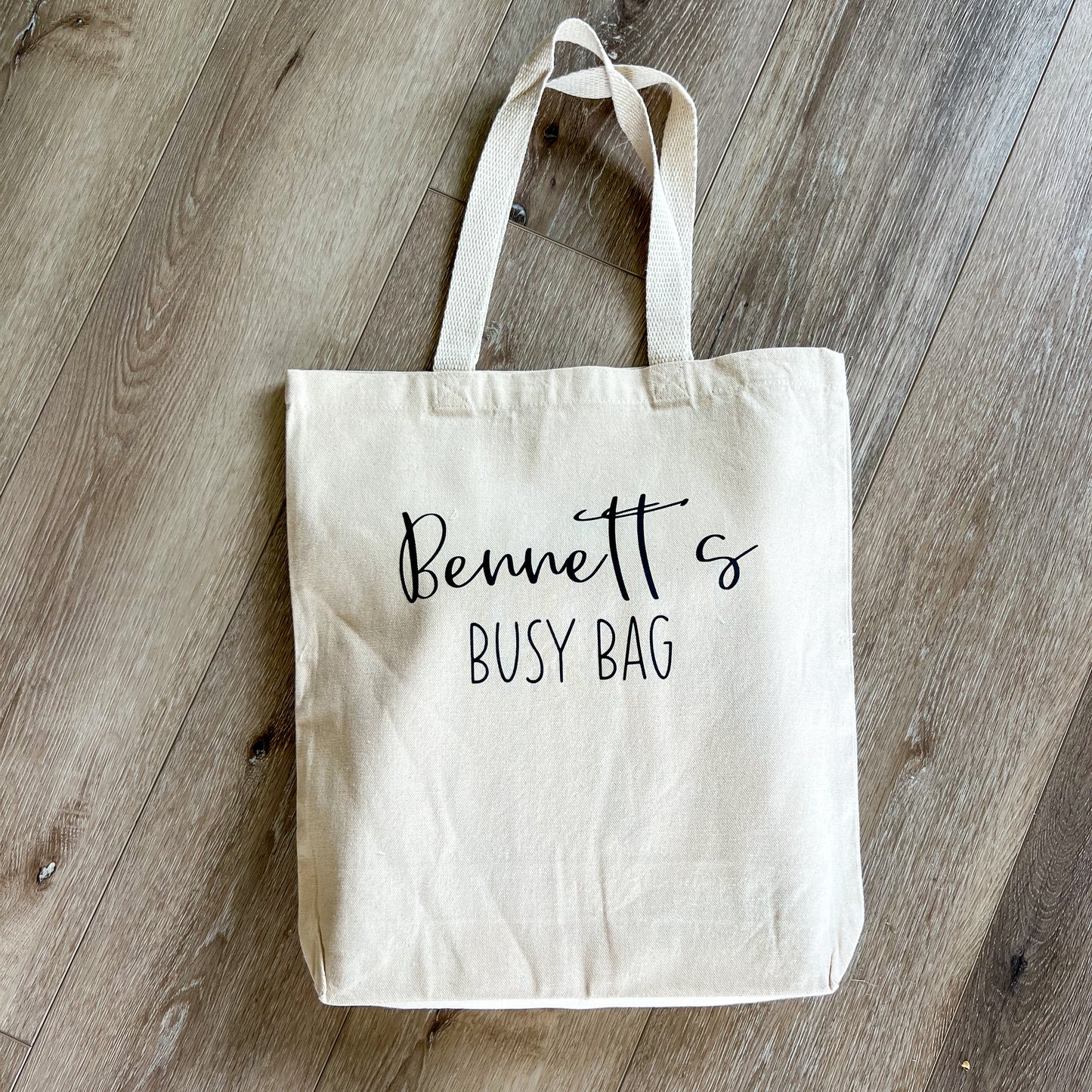 Personalized Canvas Busy Bag