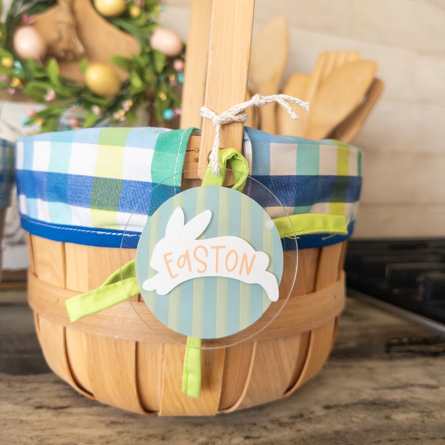 Personalized Easter Basket Tag