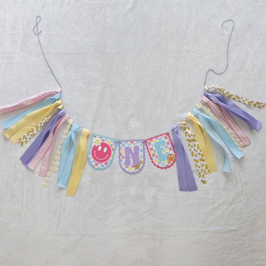 One Happy Baby First Birthday High Chair Banner