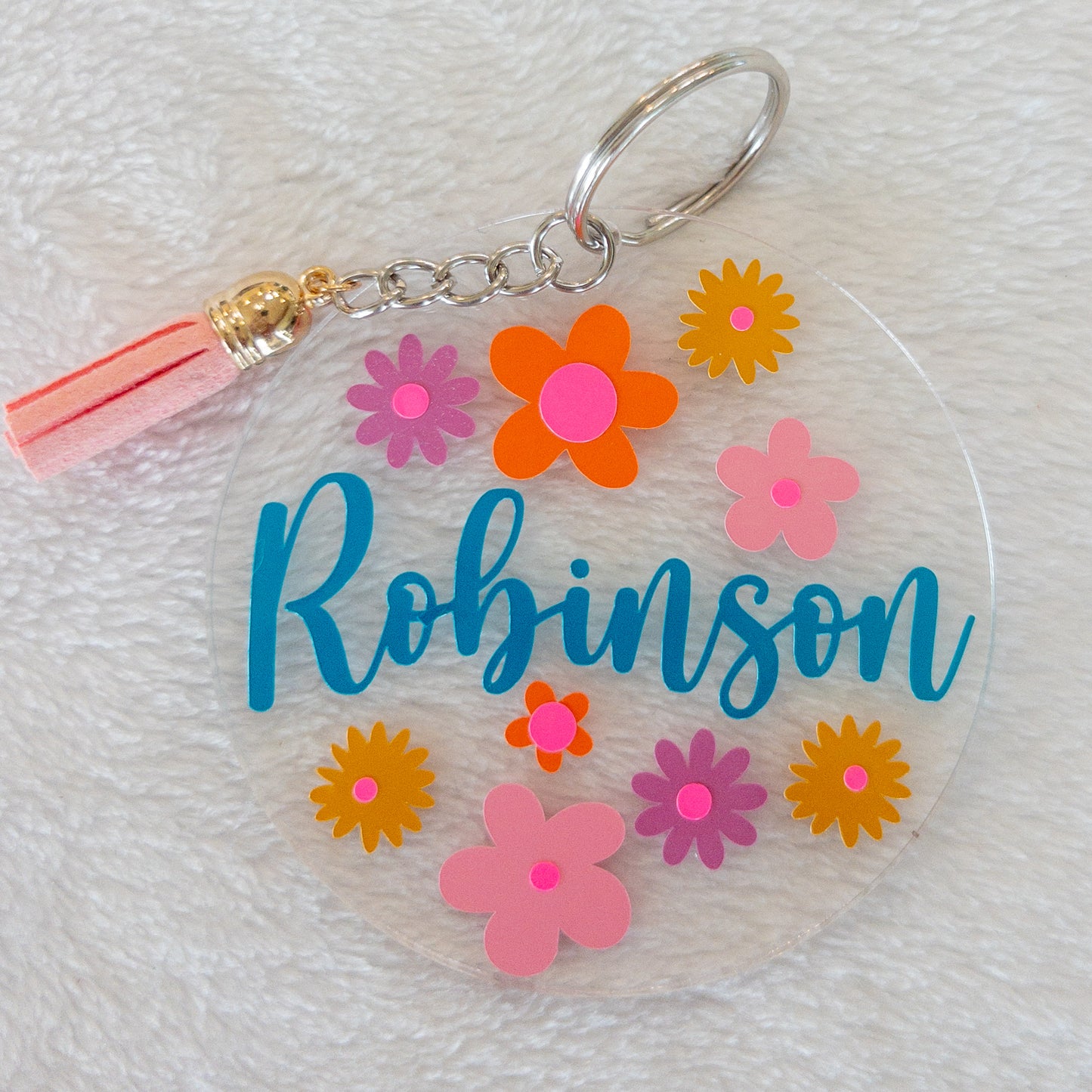 Personalized Name Keychain for Backpacks, Sports Bags, Luggage