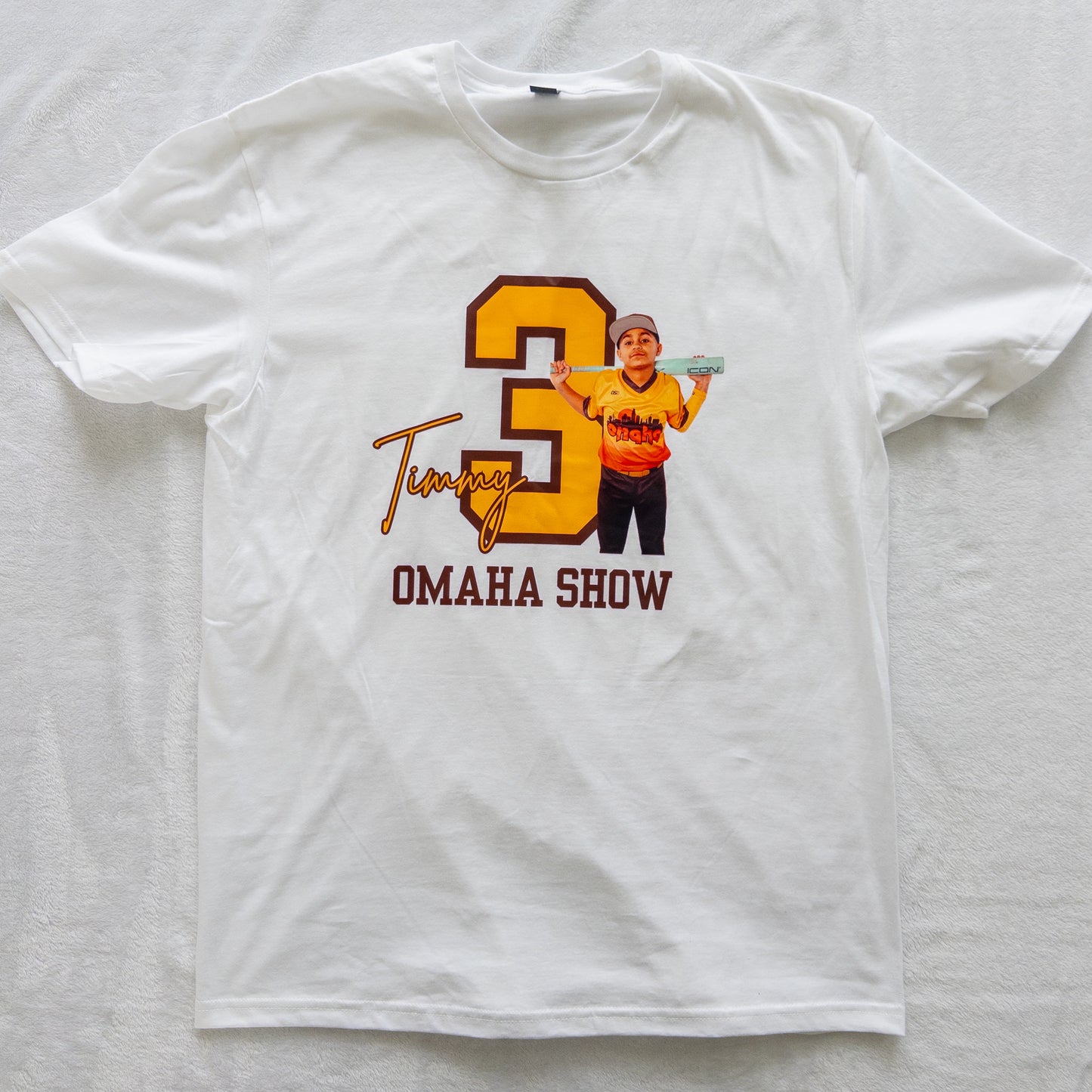 Custom Photo Baseball Team Shirt