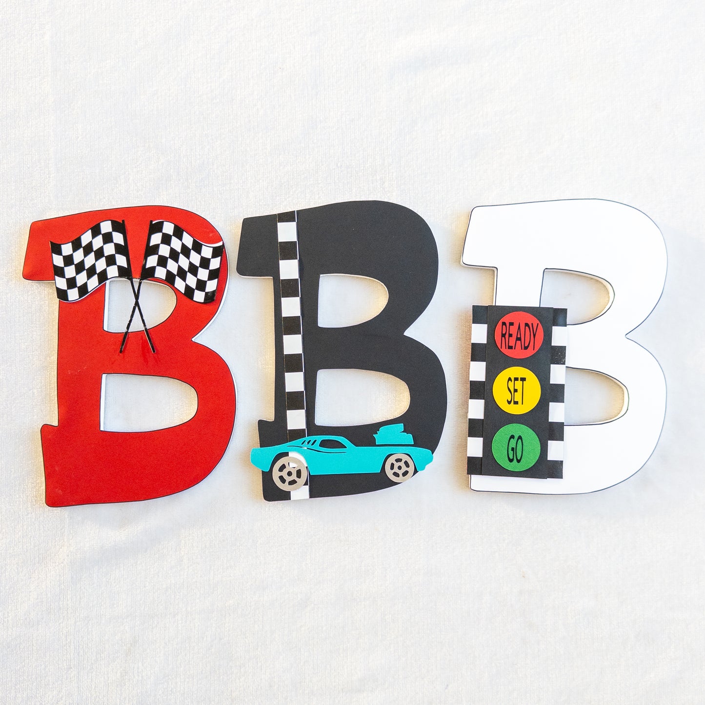 Racing Custom Wood Letters