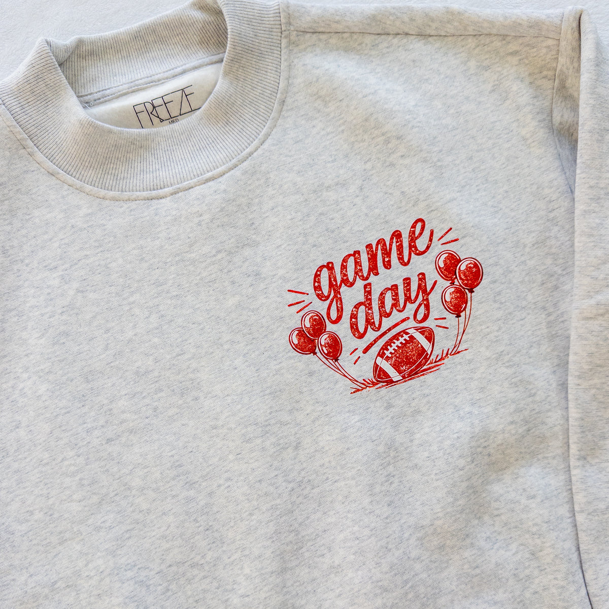 Mock Neck Game Day Sweatshirt