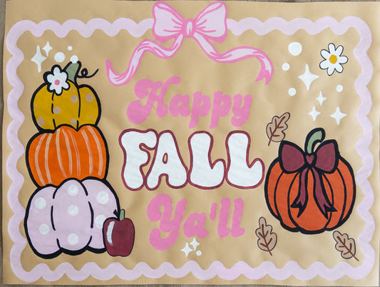 Custom Hand-Painted Kraft Paper Banner