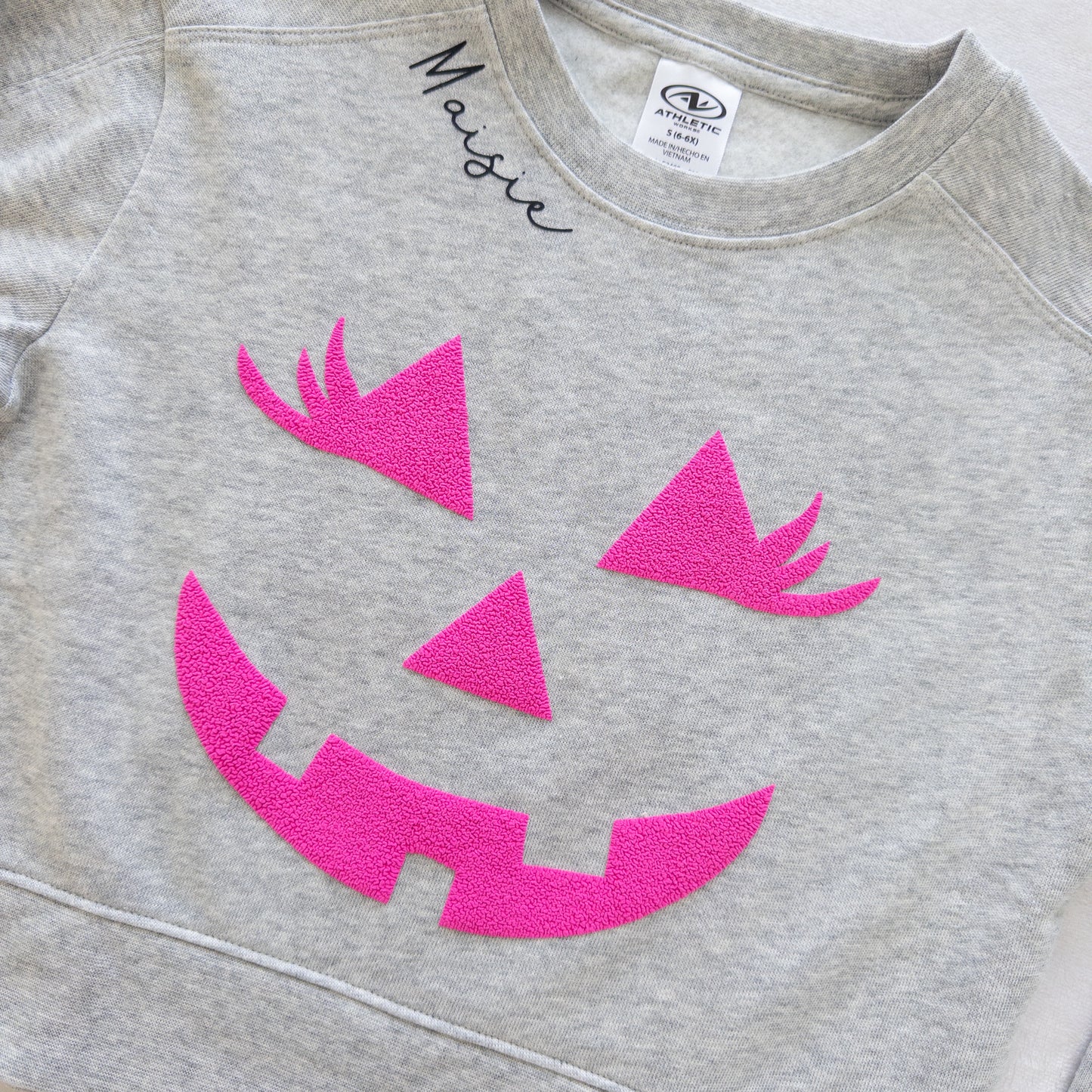 Personalized Girls Halloween Sweatshirt