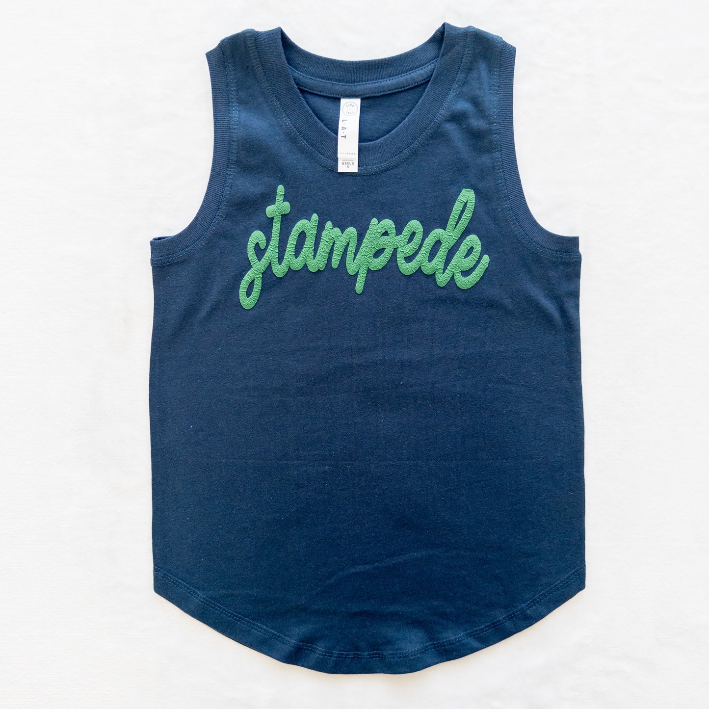 Youth Custom Puff Vinyl Relaxed Tank Top