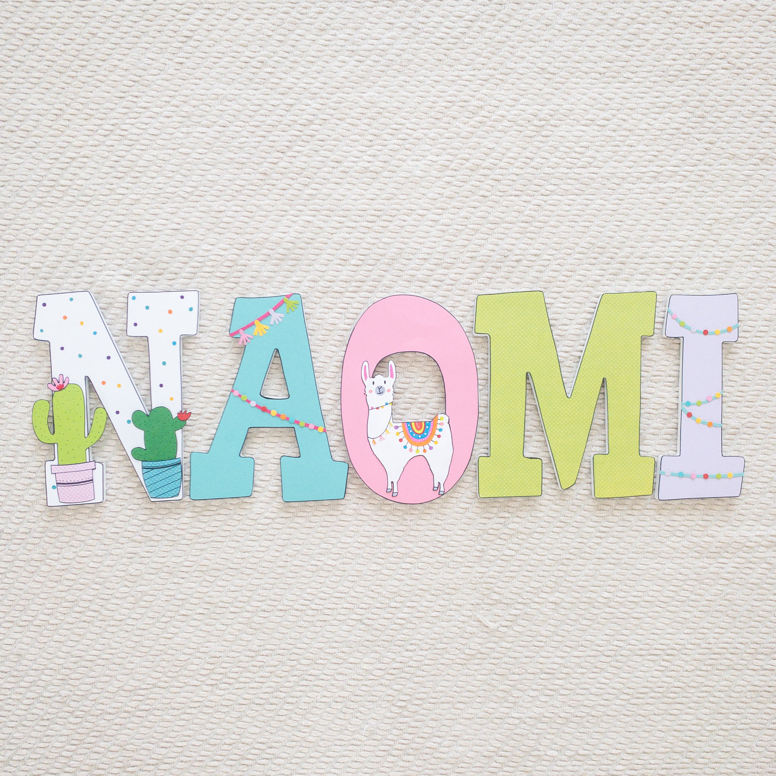 Custom Wood Letters in Any Theme – Amanda Robinson LLS