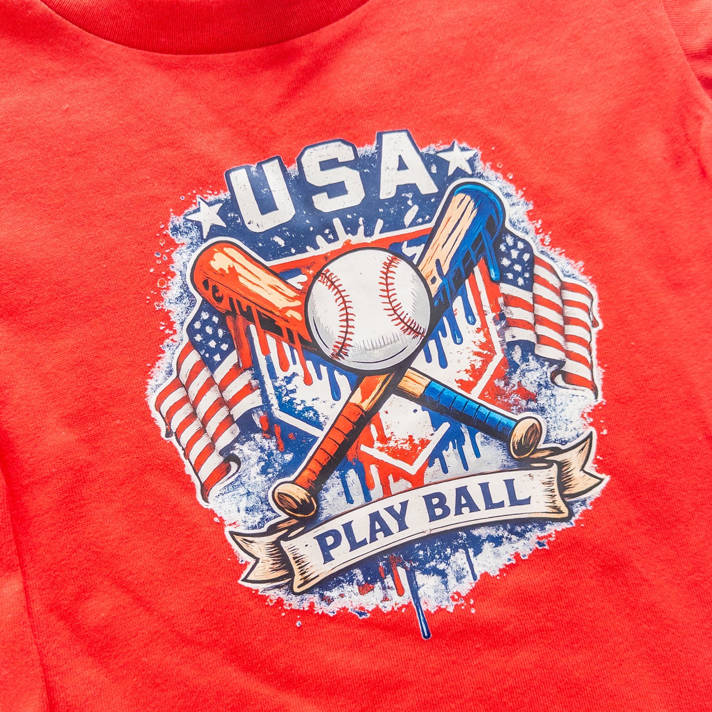 USA Play Ball Tee
