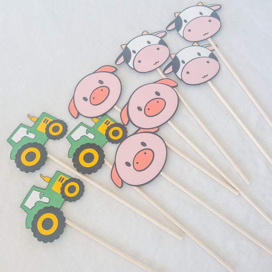 Farm Birthday Party Table Decor Centerpieces