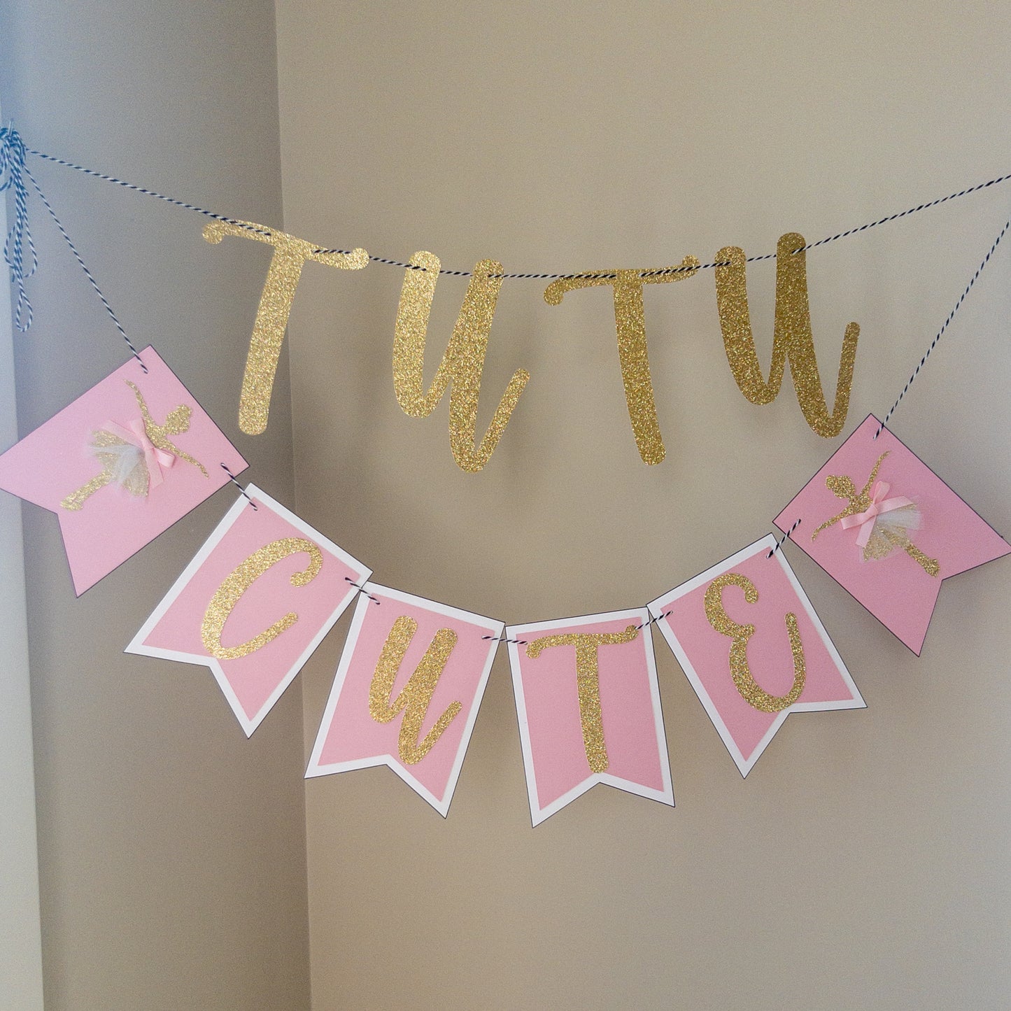 Tutu Cute Birthday Banner