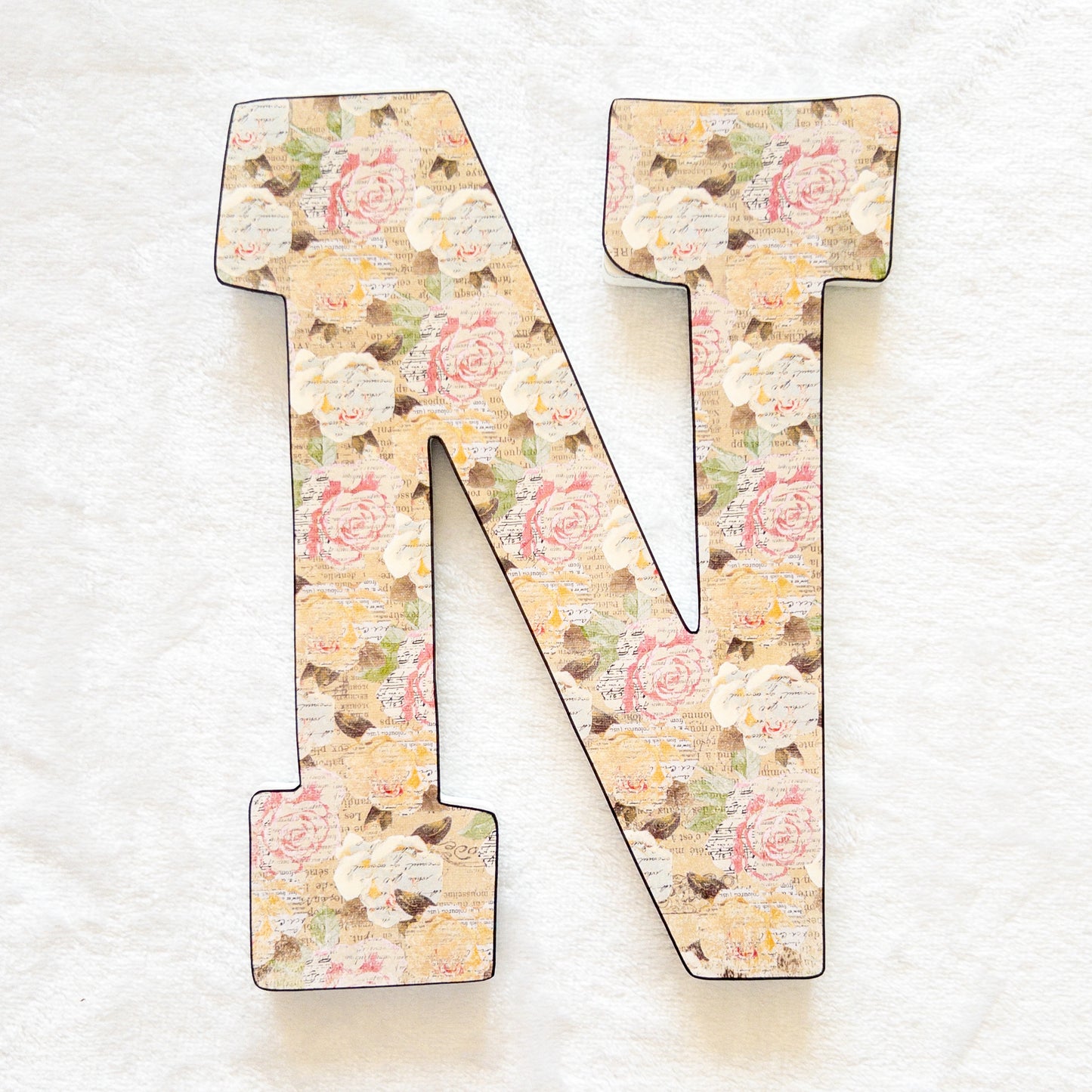 Wildflower Custom Wood Letters