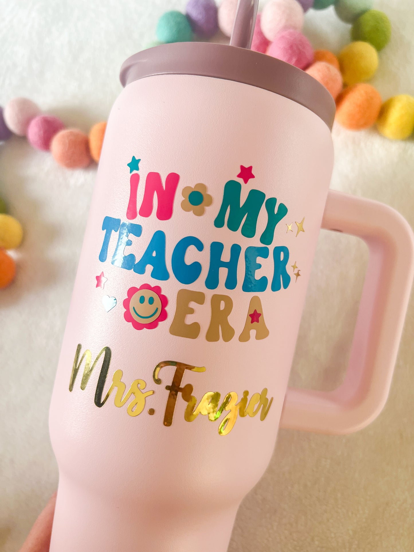 Teacher Tumbler Personalized Vinyl