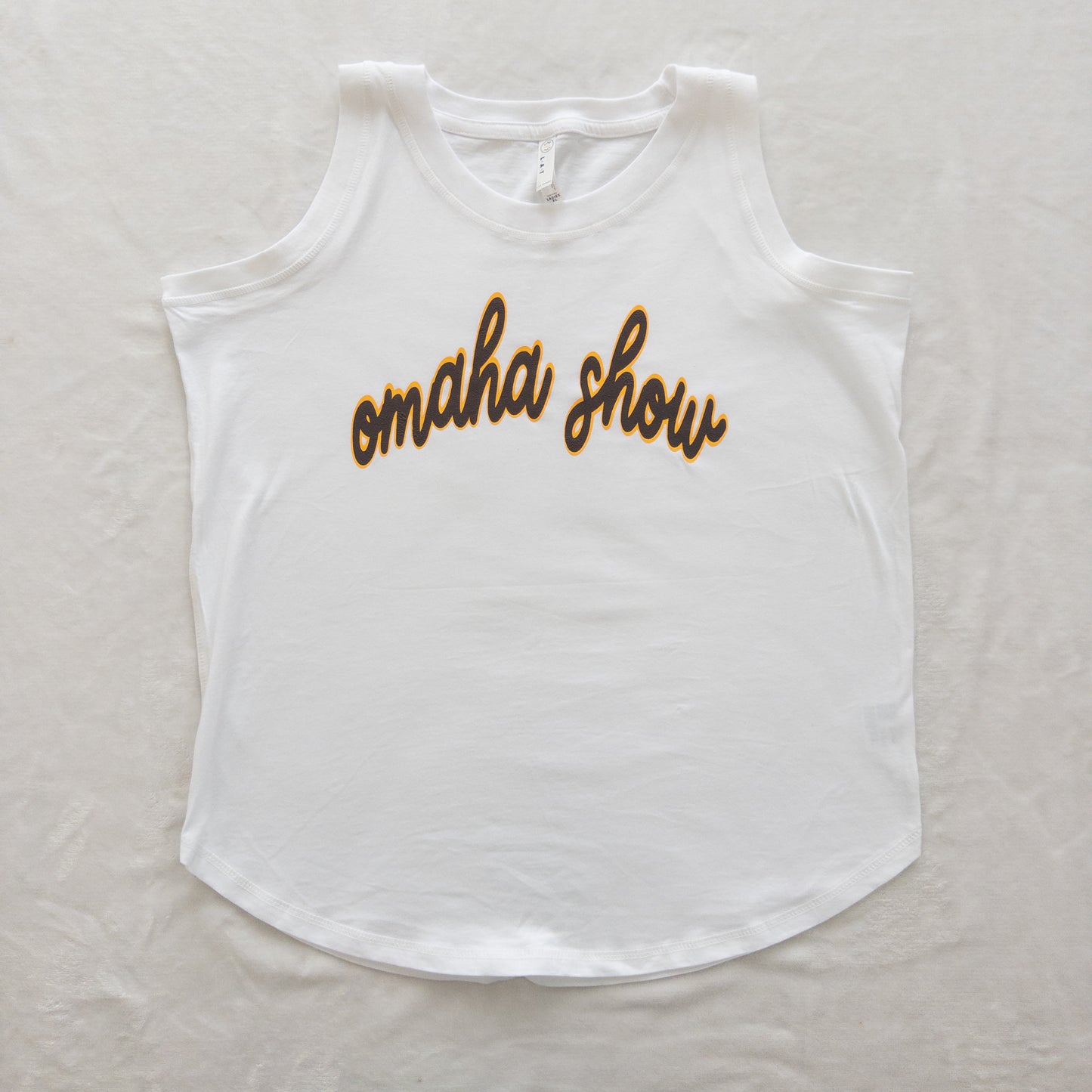 Custom Puff Vinyl Relaxed Tank Top