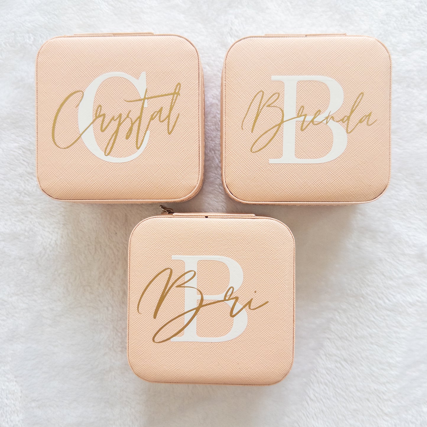 Personalized Travel Jewelry Case