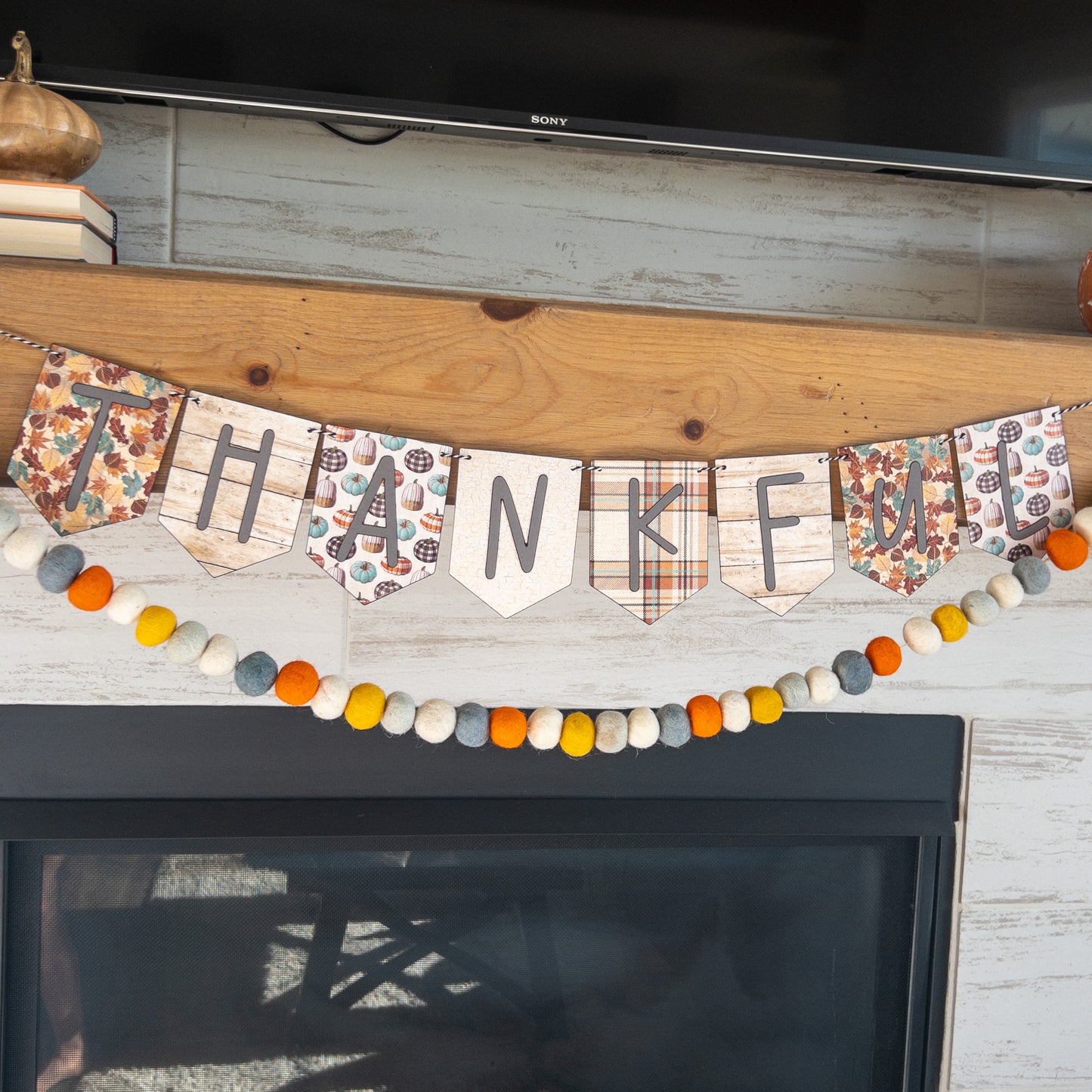 Thanksgiving Fall Banner Home Decor