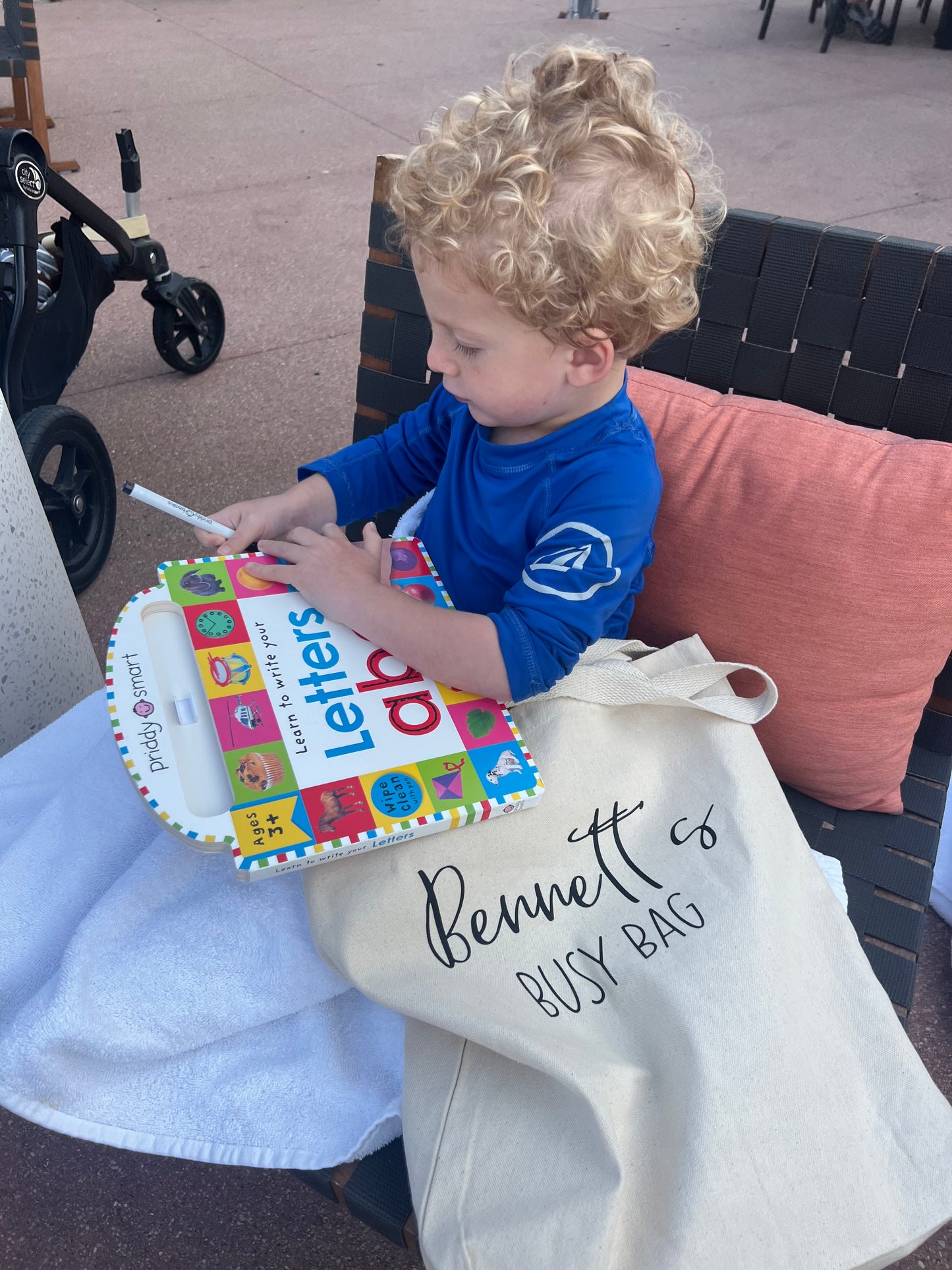 Personalized Canvas Busy Bag