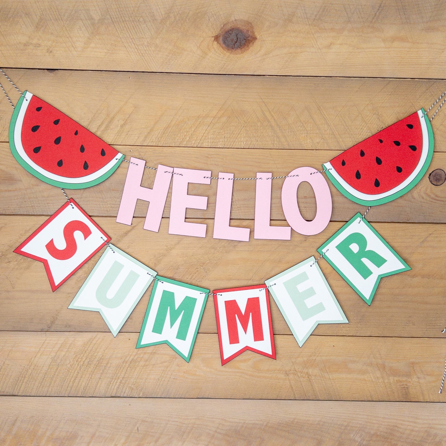 Hello Summer Paper Banner