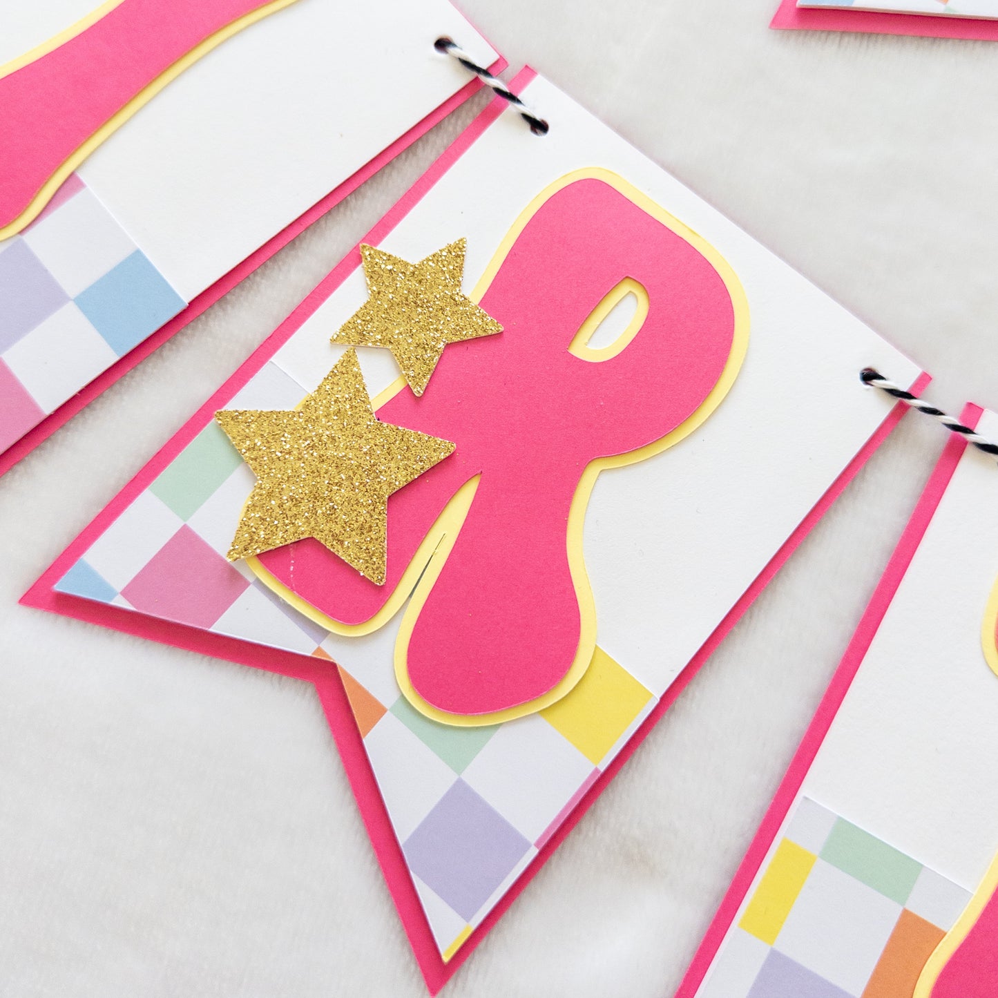 One Happy Baby First Birthday Banner – Retro-Inspired Party Decor