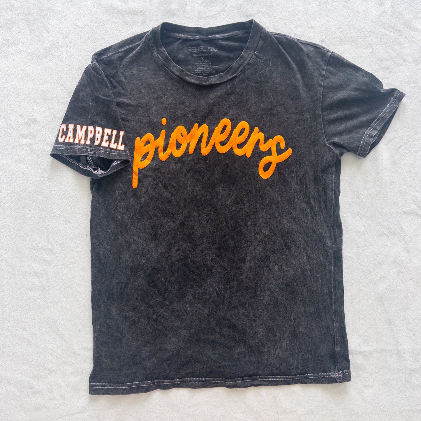 Vintage Washed Pioneers Puff Vinyl Tee