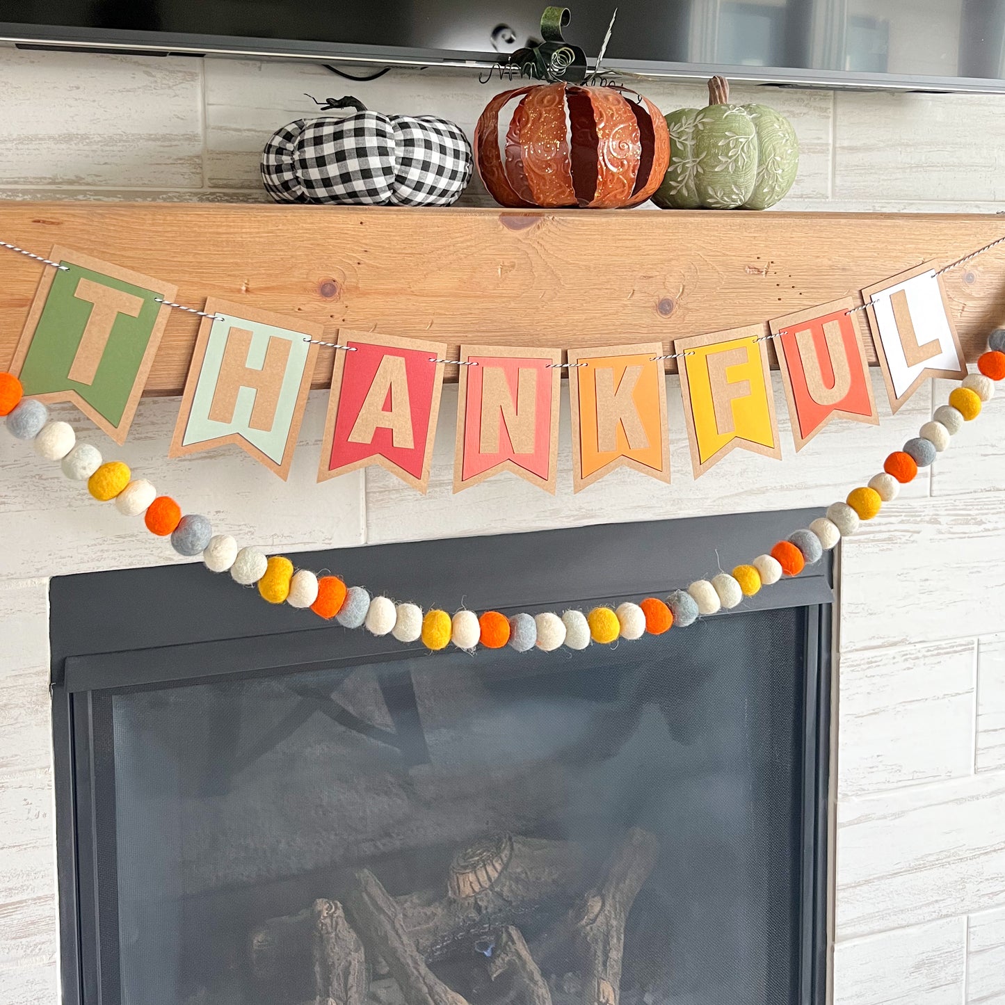 Thanksgiving Fall Banner Home Decor