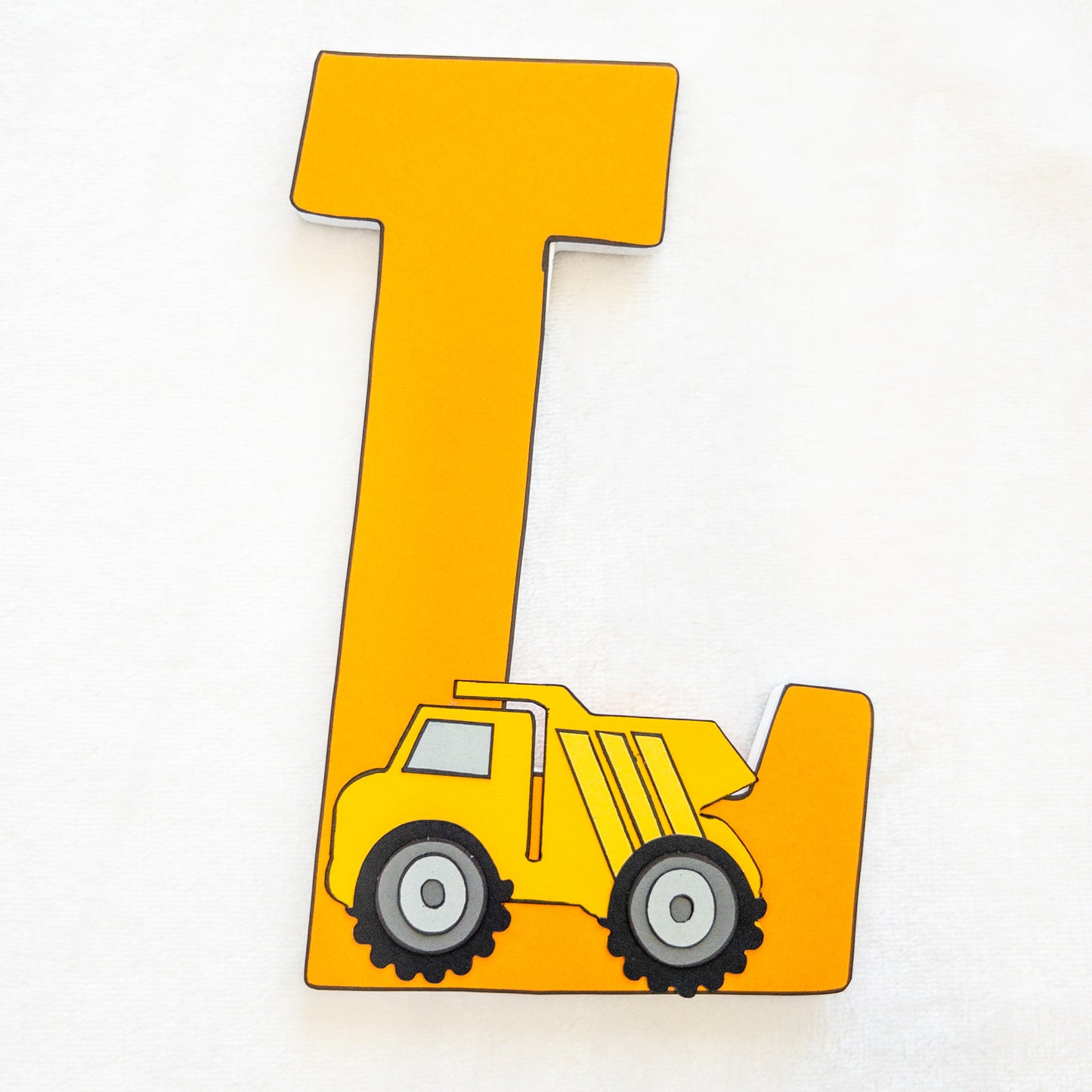 Construction Trucks Custom Wood Letters