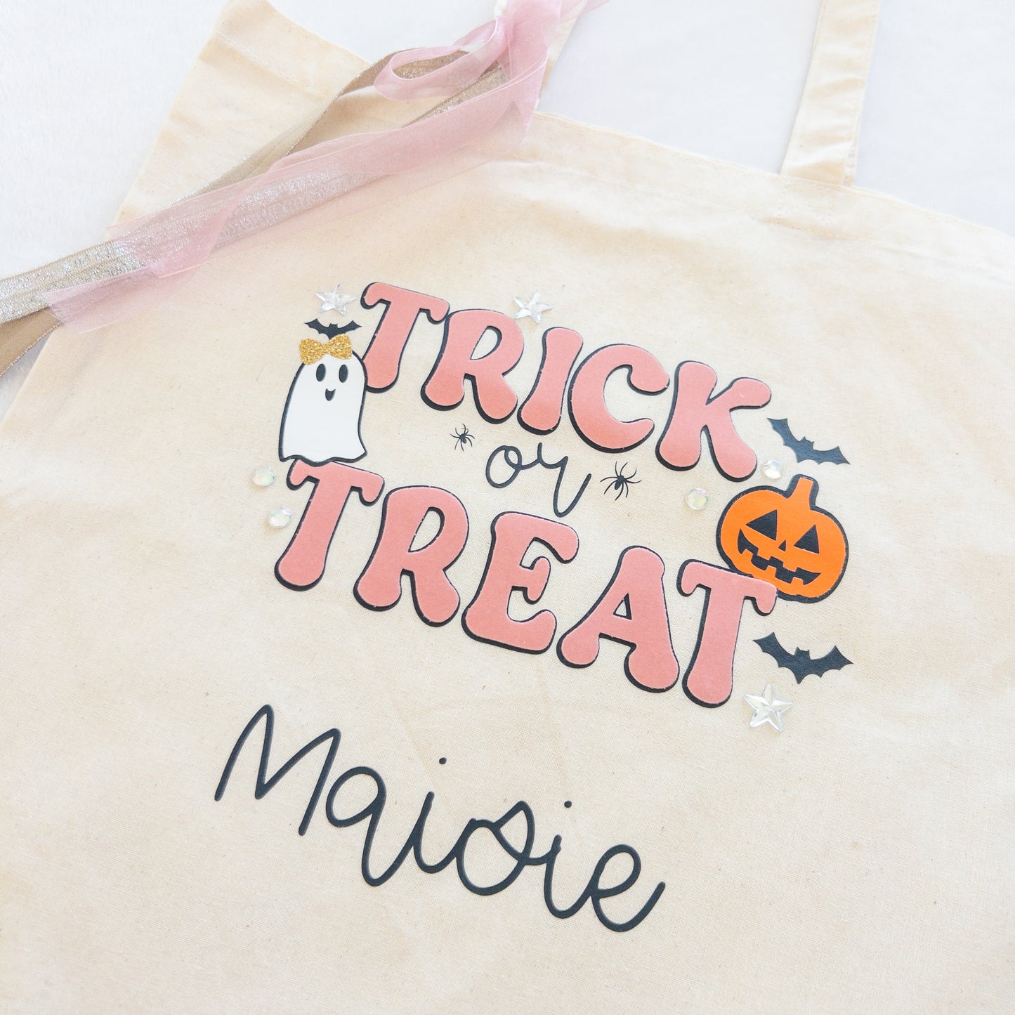 Personalized Trick or Treat Bag - Custom Halloween Bag for Kids