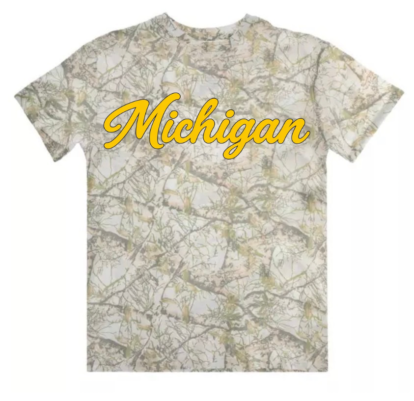 Custom State Light Camo Tee