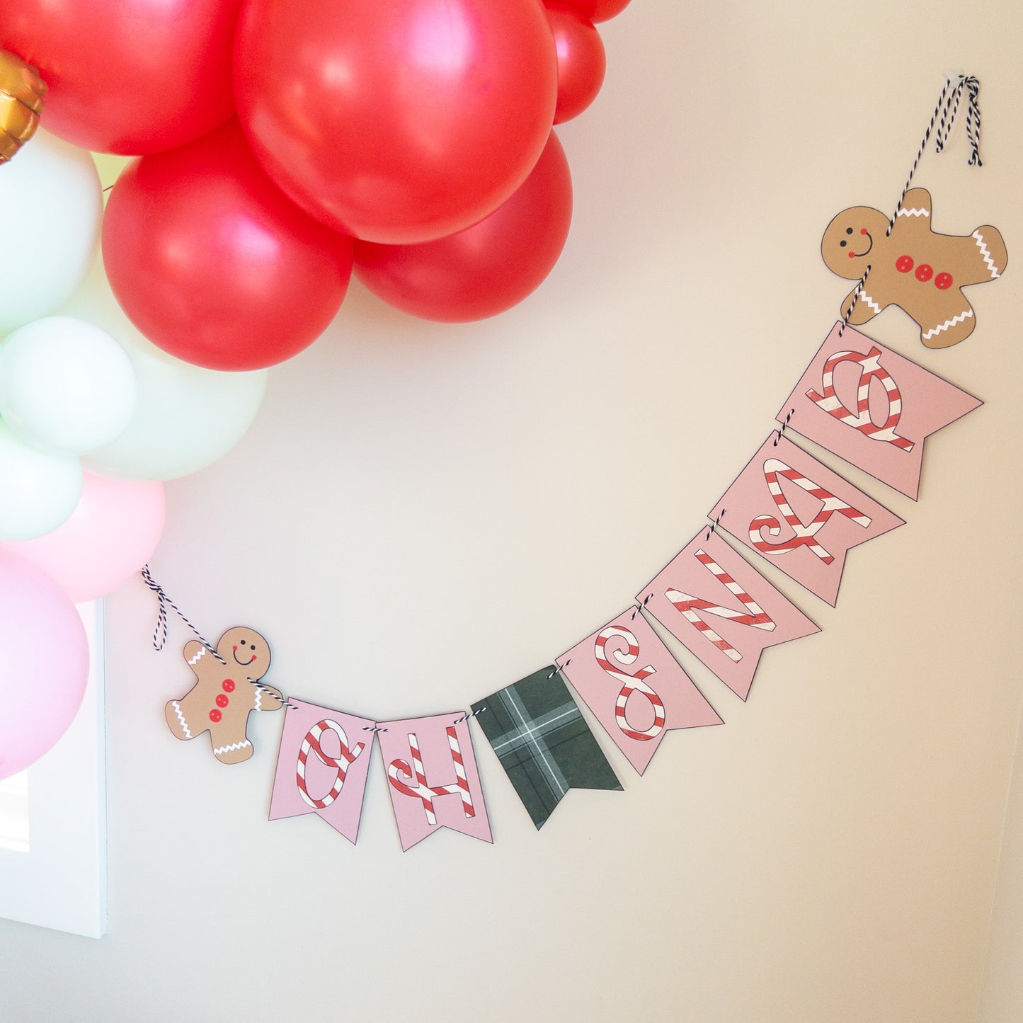 Oh Snap Gingerbread Holiday Party Decor Banner