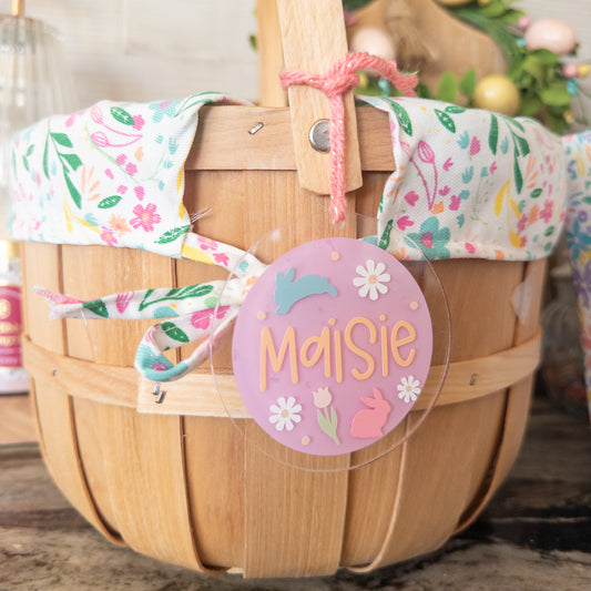 Personalized Easter Basket Tag