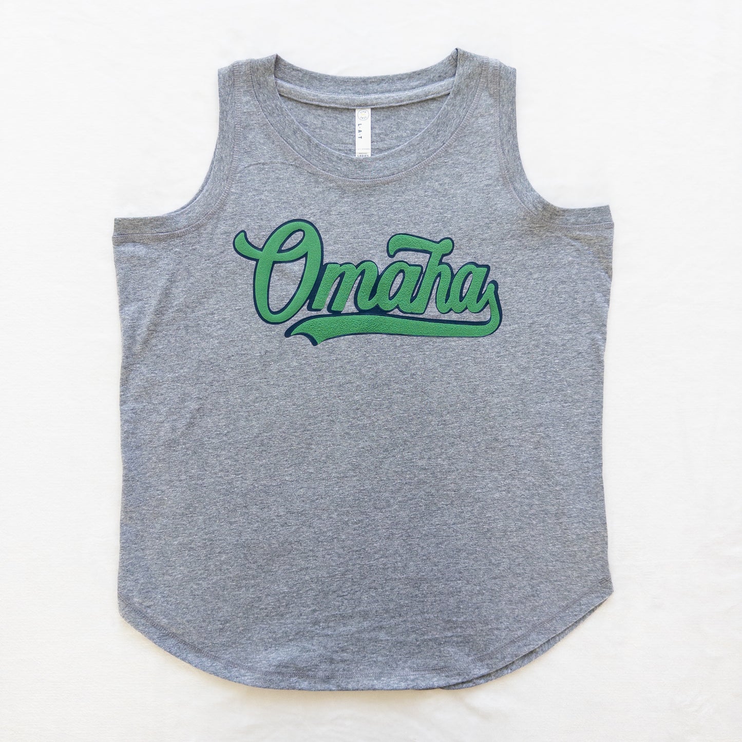Custom Puff Vinyl Relaxed Tank Top