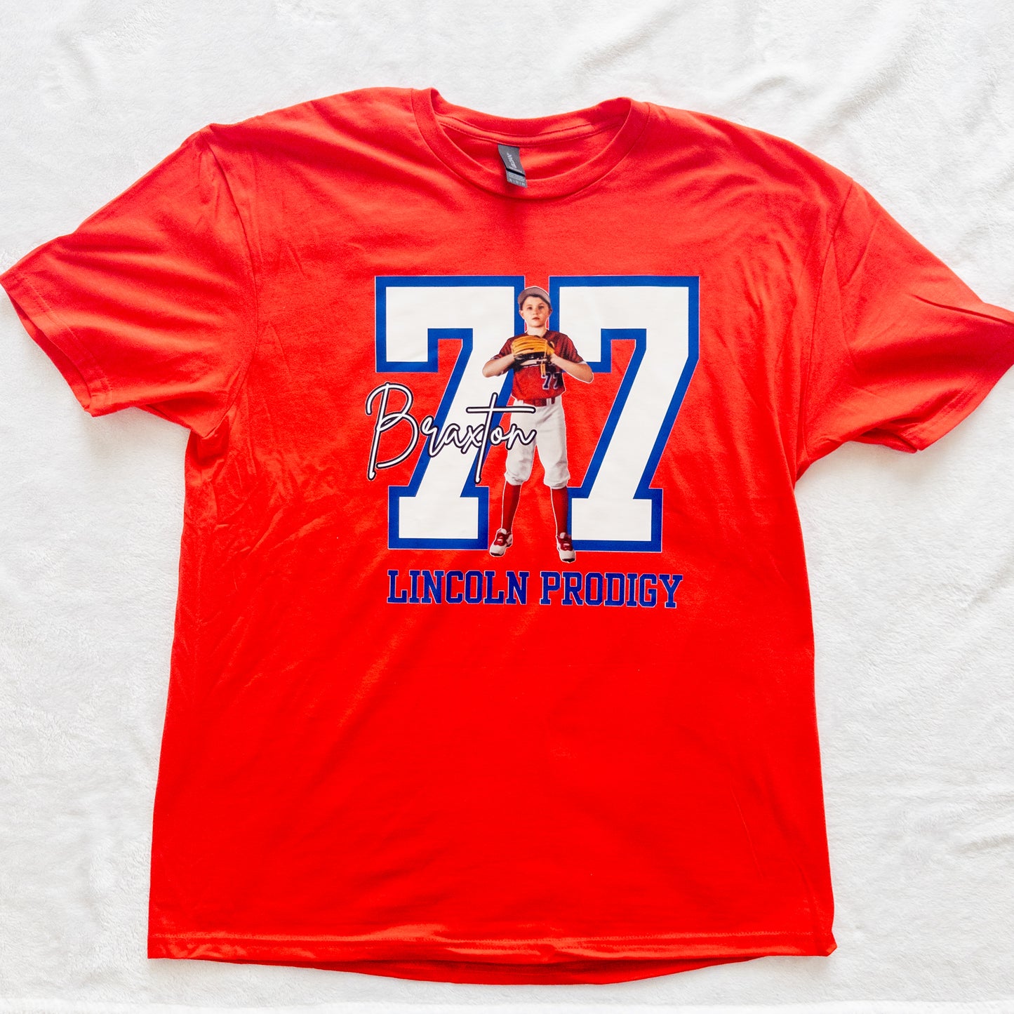 Custom Photo Baseball Team Shirt