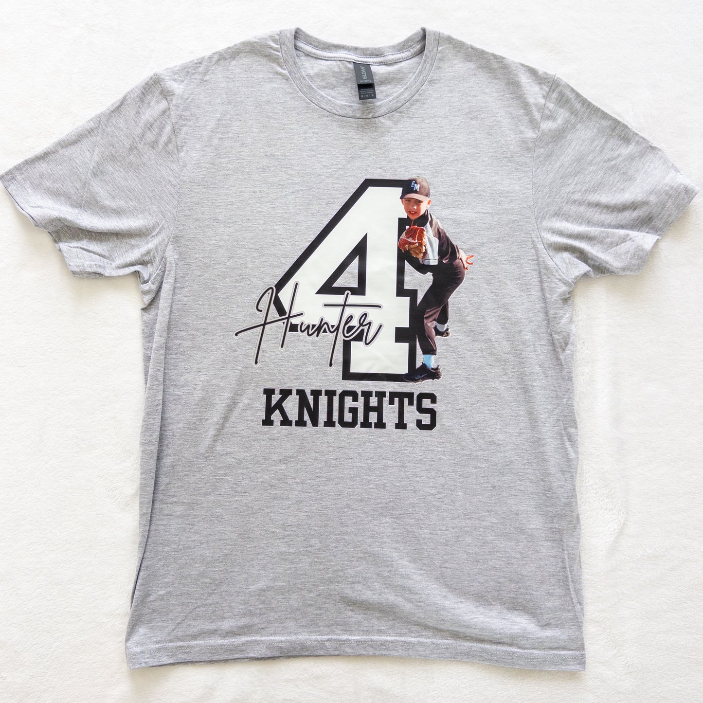 Custom Photo Baseball Team Shirt