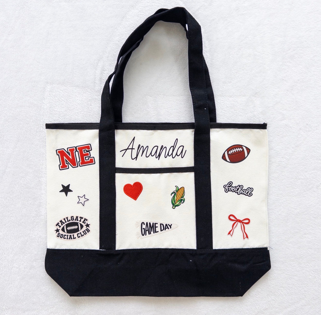 Custom Canvas Tote Bag Build Your Own ‘Patch’ Bag