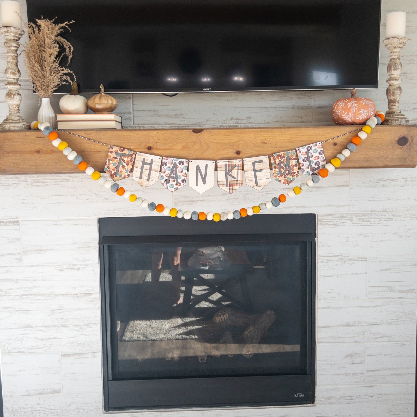 Thanksgiving Fall Banner Home Decor