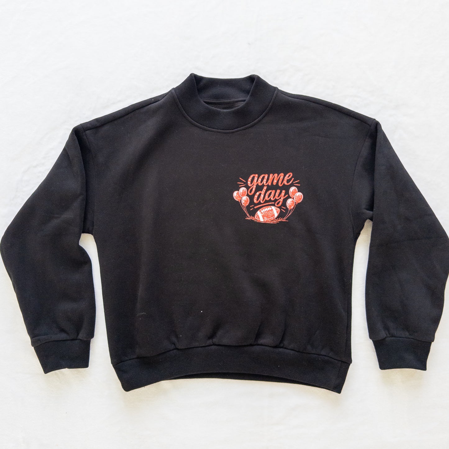 Mock Neck Game Day Sweatshirt