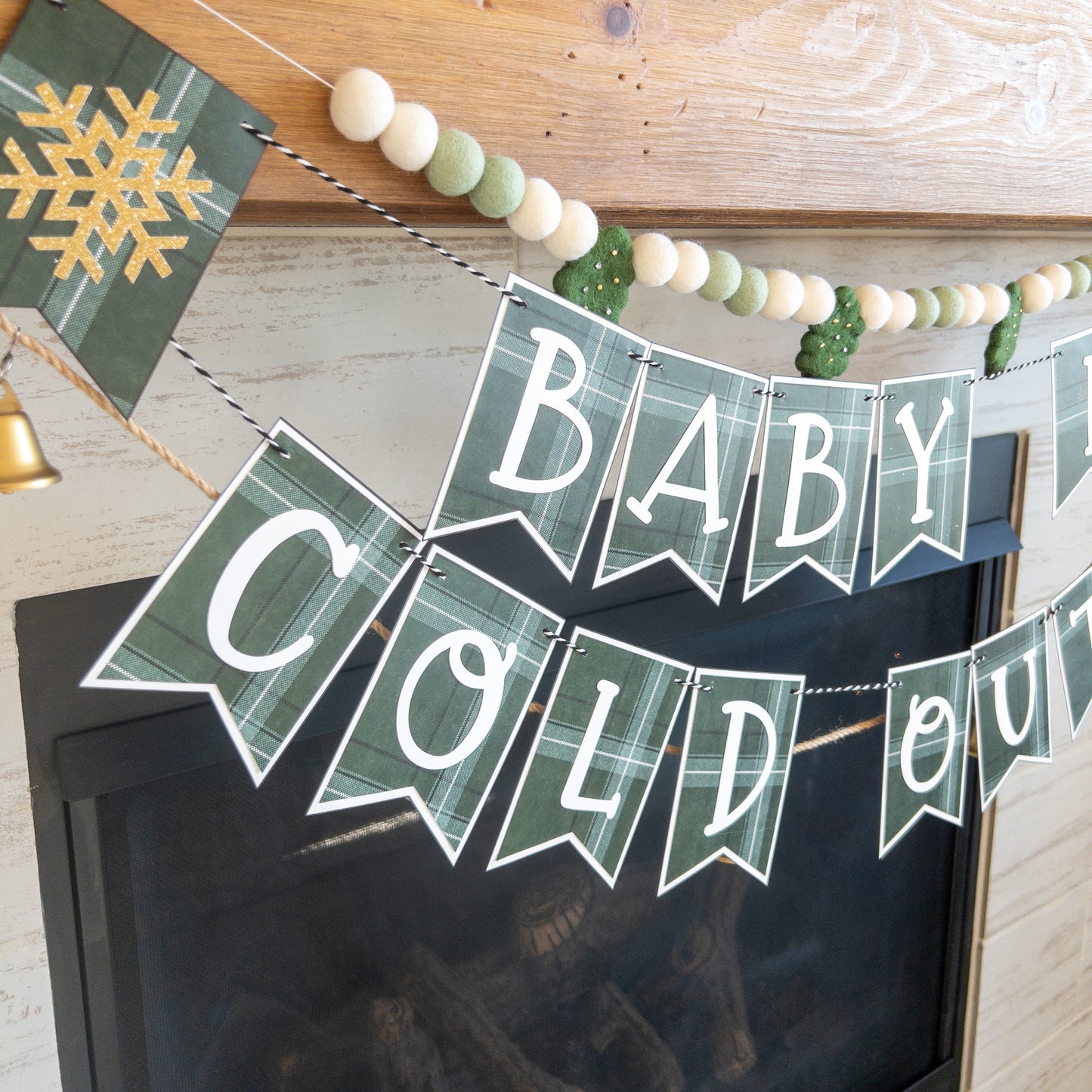 Baby It’s Cold Outside Baby Shower, Birthday, Wedding Shower Winter Banner