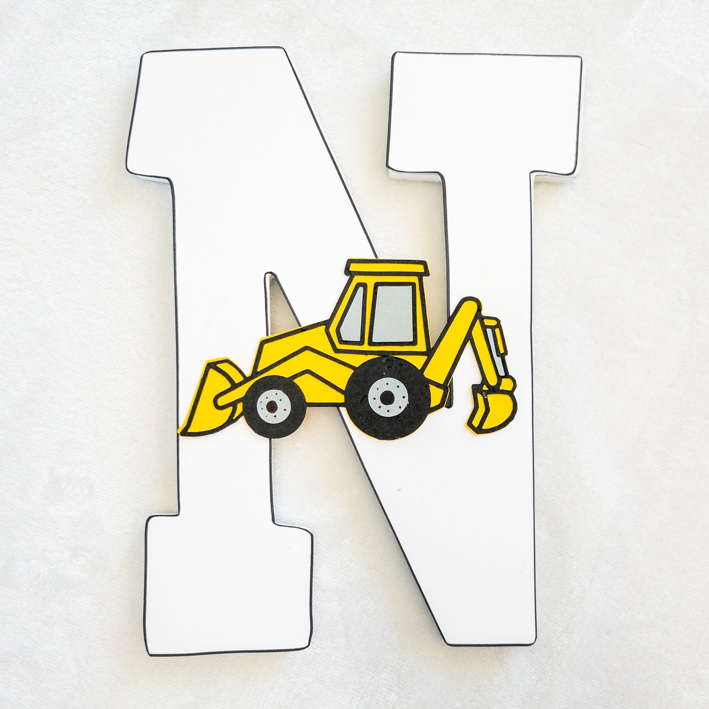 Construction Trucks Custom Wood Letters