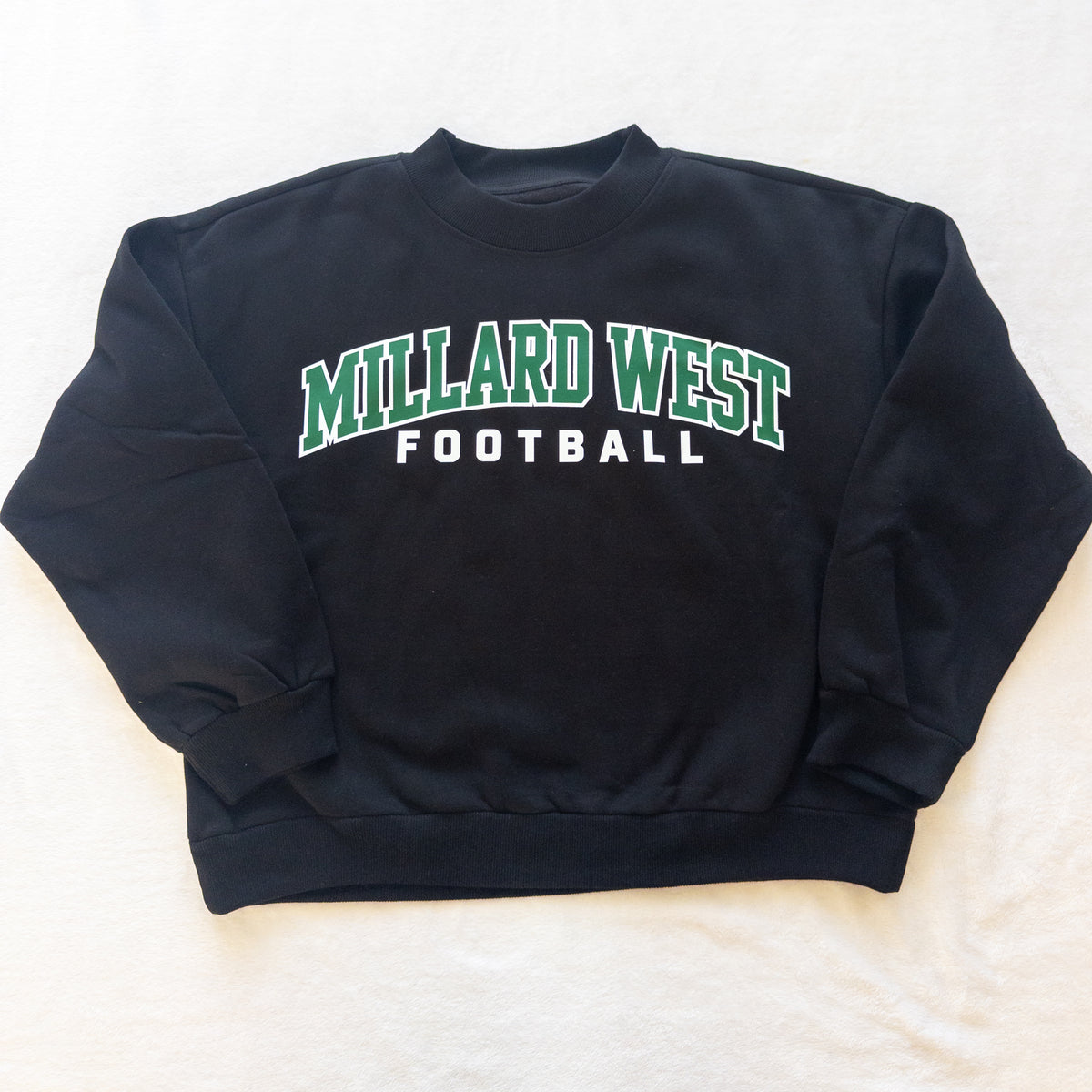 Millard West Football Mock Neck Sweatshirt